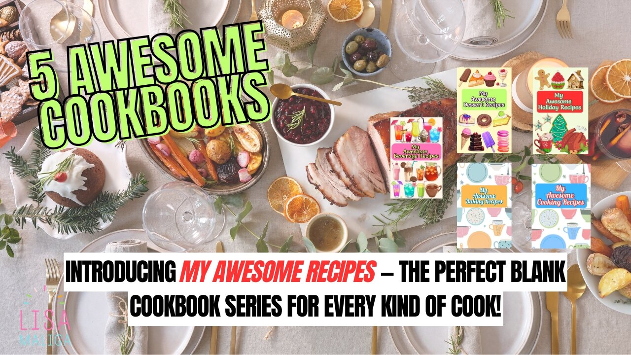 Organize Your Awesome Recipes! ~ Book Trailer