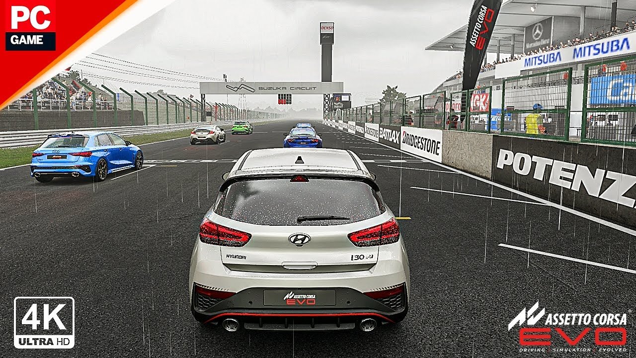 My FIRST RACE! on Suzuka Circuit In The NEW Assetto Corsa EVO!