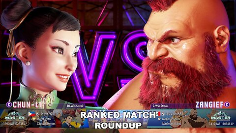 Kuya Kalbo SF6 Ranked Match Roundup. Chun Li Master Rank [Hori Fight Stick]