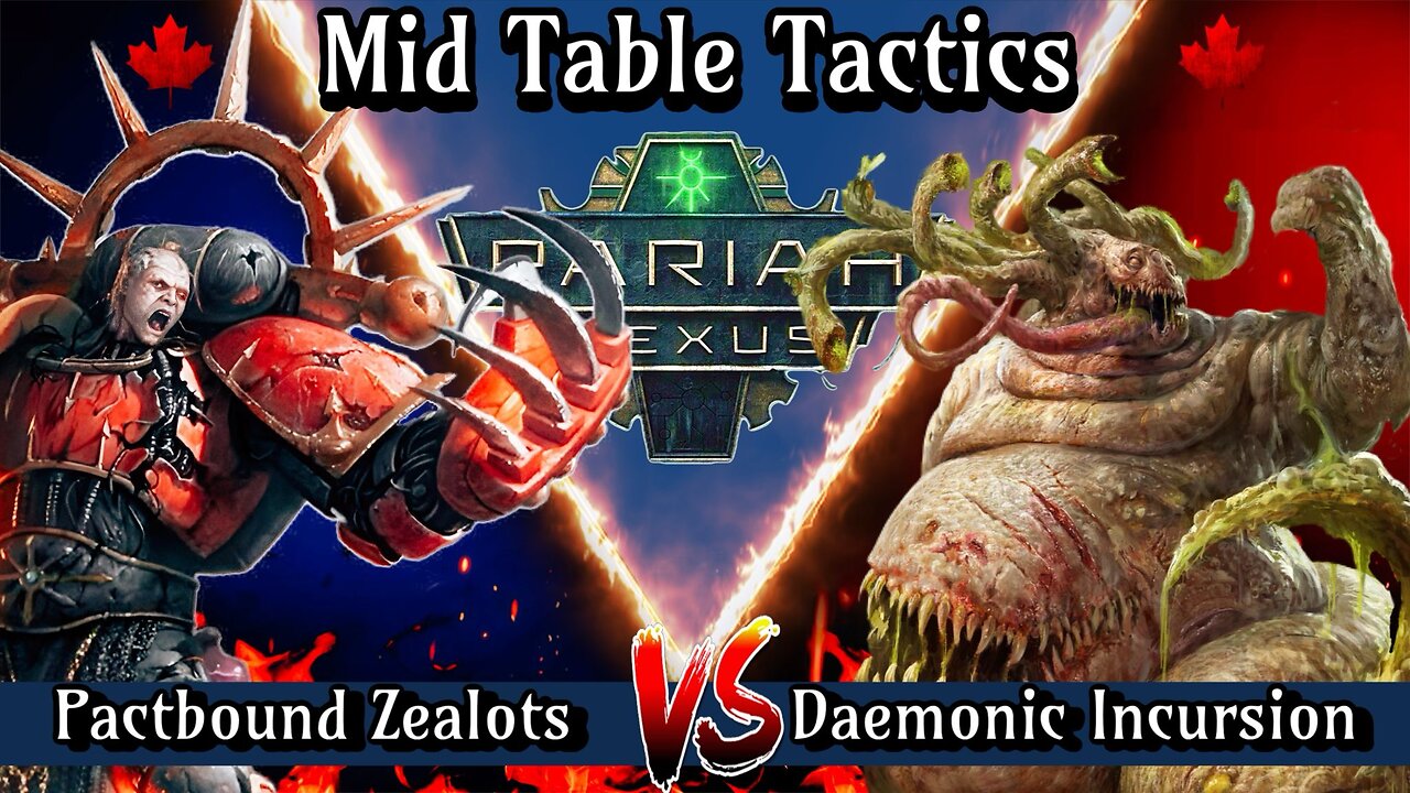 Warhammer 40k Battle Report: Chaos Space Marines VS Chaos Daemons