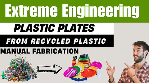 Niesamowity proces |recykling plastiku| Plastic Plates