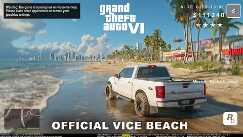 Grand Theft Auto 6 - Official Gameplay Leak (Vice Beach)
