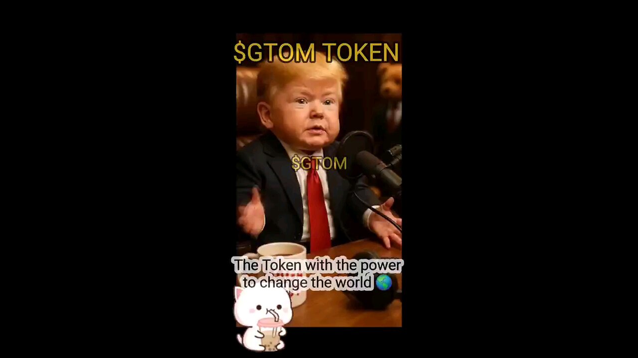 👶 Donald and Obama as babies?🍼 | $GTOM TOKEN OFFICIAL MEME CAT ON TELEGRAM