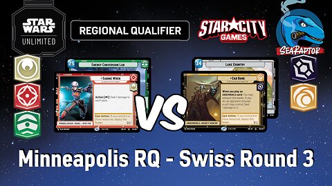 Star Wars Unlimited - Set 4 Minneapolis RQ - Round 3: Sabine Wren vs. Cad Bane