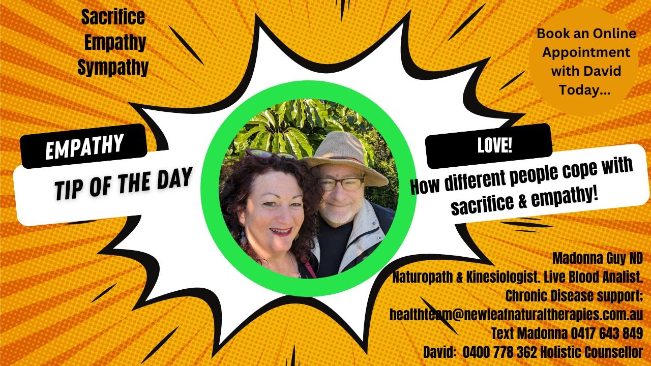 Empathy: different perspectives. Sacrifices and how different people manage them.