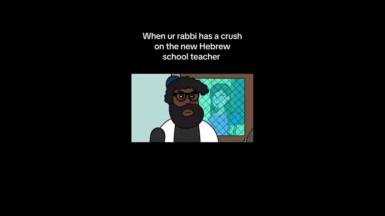 Black rabbi has a crush on a teacher and preaching at the synagogue in Israel.