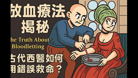 放血療法揭秘：古代西醫如何用錯誤救命？醫學史上最荒謬的一頁｜🩸 Bloodletting: When Medicine Turned Deadly