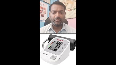 ब्लड प्रेशर चेक ।