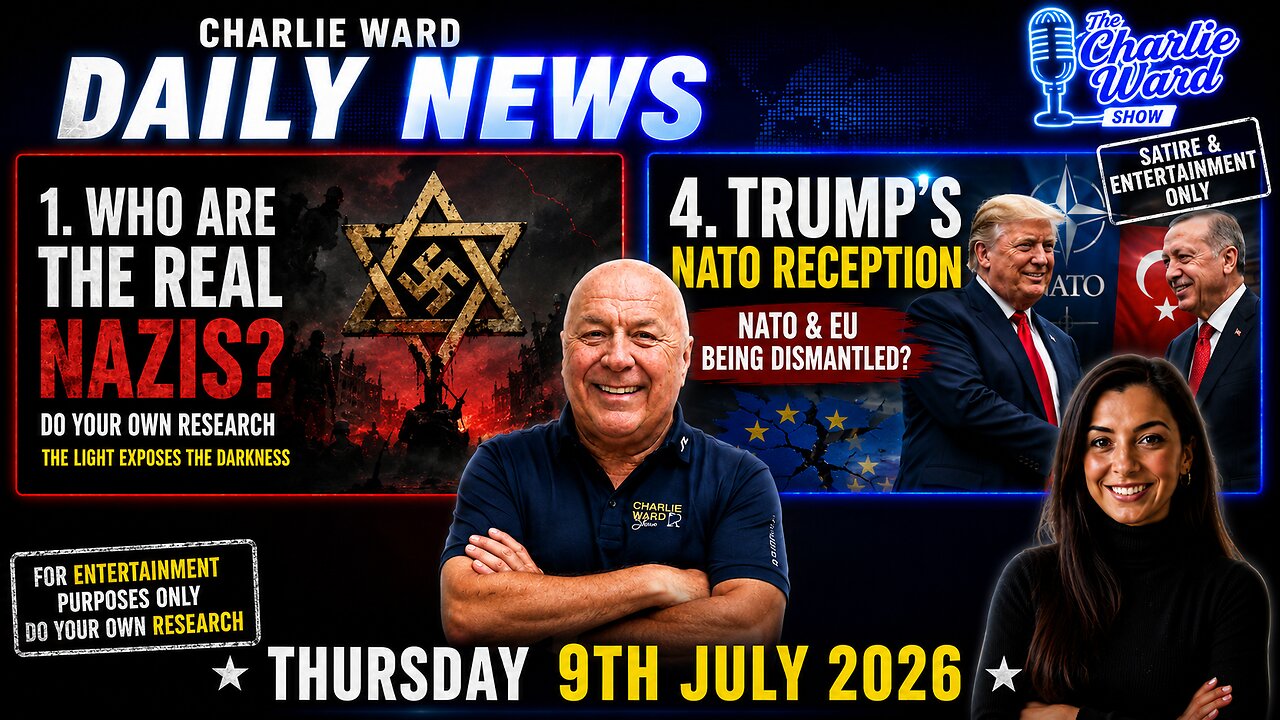 🚨 NATO Panic? | Trump's Big Arrival | Iran Under the Spotlight | Charlie Ward 9TH JULY 2026 thumbnail