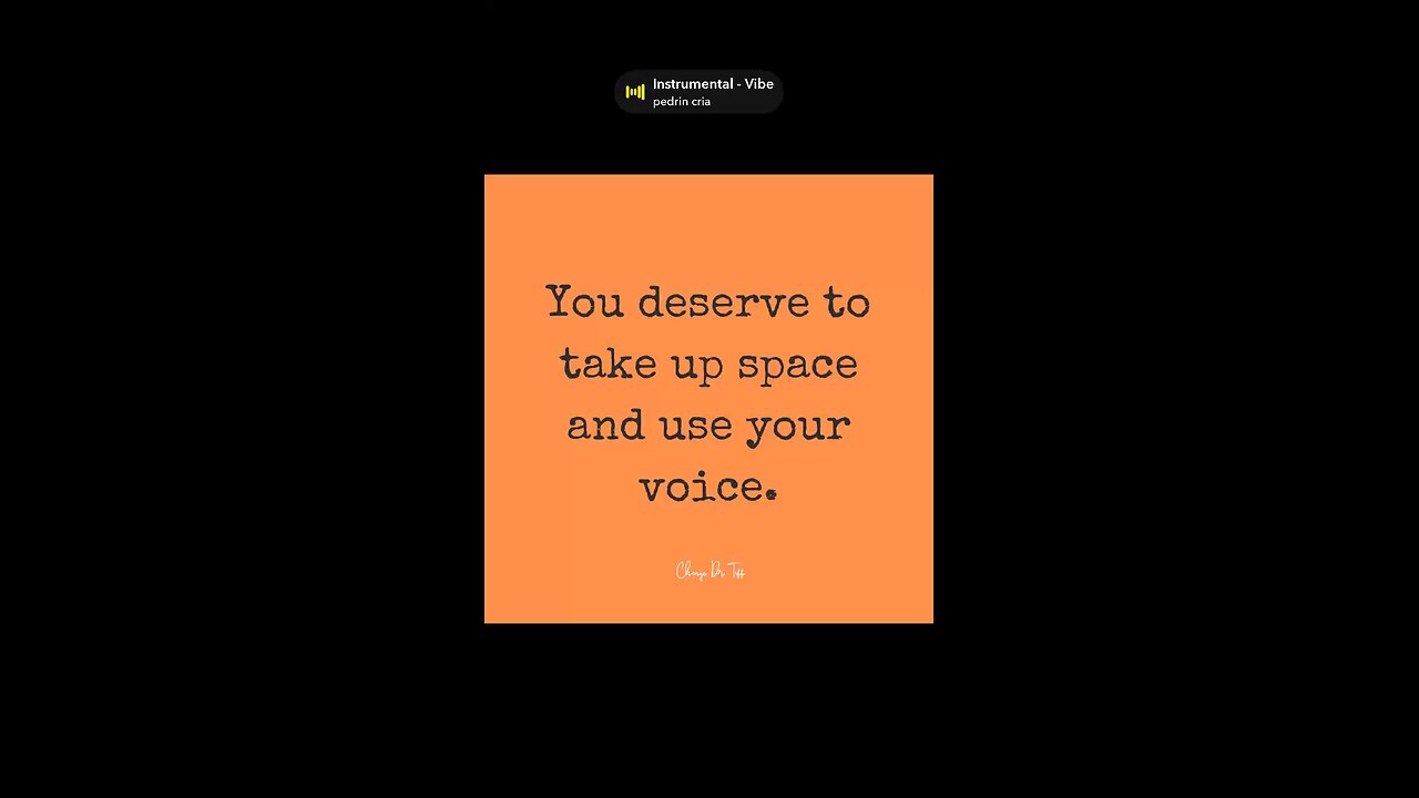 You matter