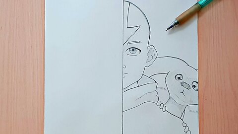 How To Draw Aang From Avatar： The Last Airbender - sketch