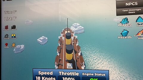 Sinking ship