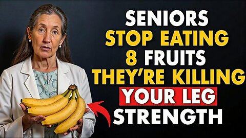 SENIORS| 8 Fruits DESTROYING Your Leg Strength! STOP Eating These Right NOW!
