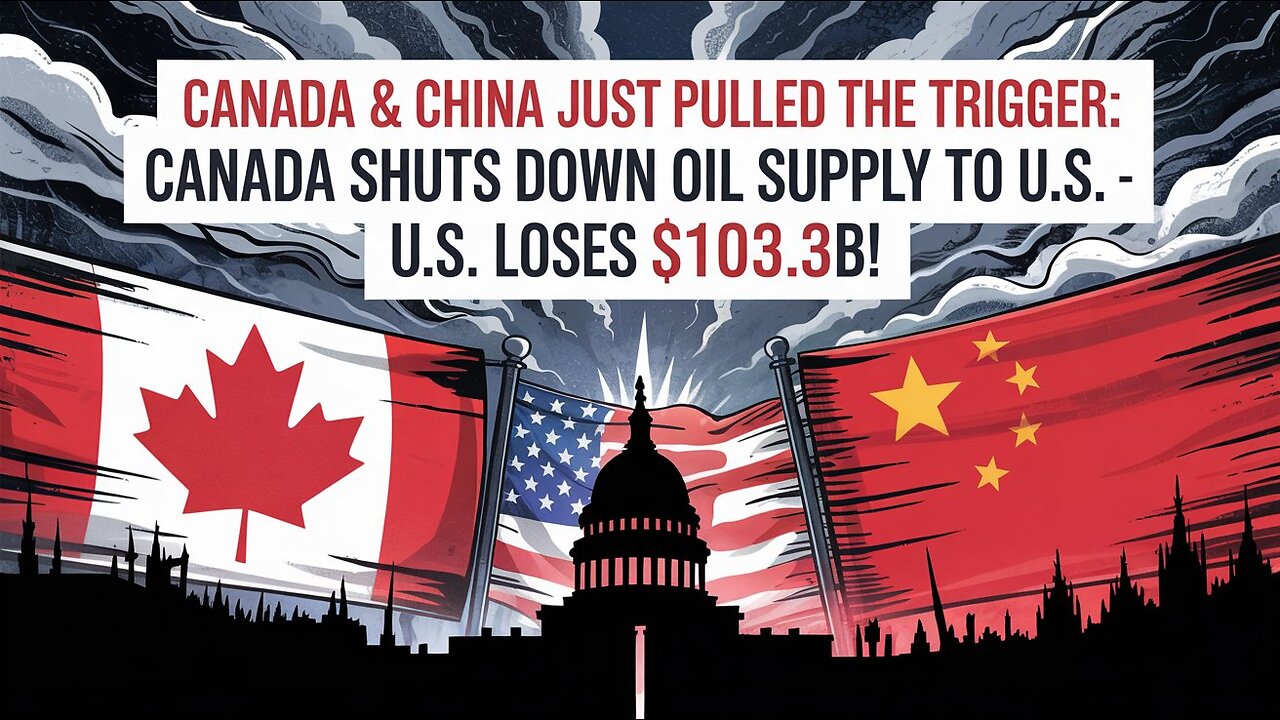 MASSIVE SHIFT: Canada Shuts Down Oil Supply to the U.S. - $103.3B Economic Blow!