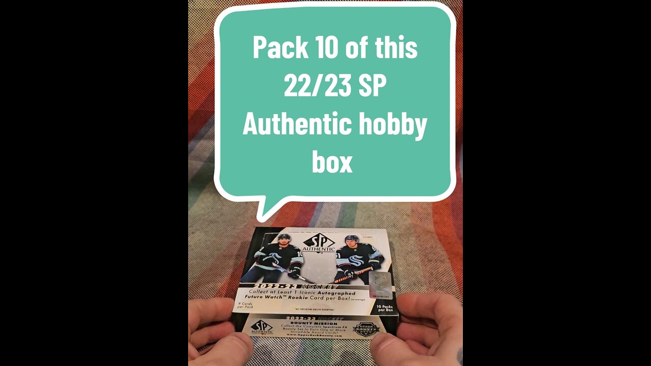 Pack 10 of this 22/23 SP Authentic hobby box