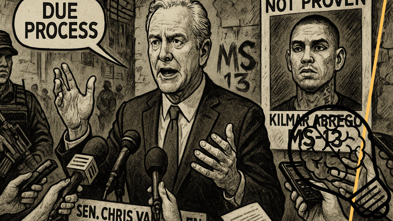 Sen. Van Hollen Defends Due Process Amid MS-13 Allegation Controversy
