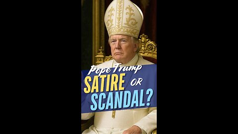 Pope Trump Satire or Scandal