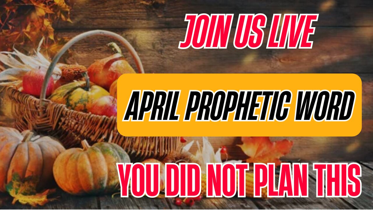 April Prophetic Word, You Did Not know This was Coming #April #fyp #prophetic