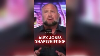 Alex Jones Caught Shapeshifting