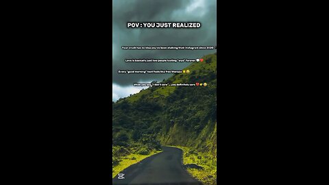 POV : you just realized