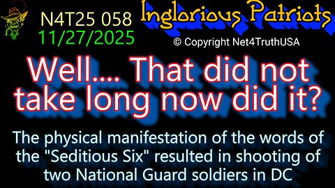 N4T25 058 - Well That did not take long now did it