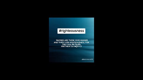 righteousness #beatitudes #biblebuild #bibleverse #bibleverseoftheday #bible