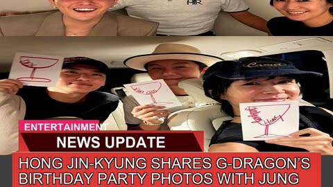 Hong Jinkyung Shares Gdragons Birthday Party Ph