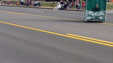 Souped-Up Porta Potty Pops a Wheelie