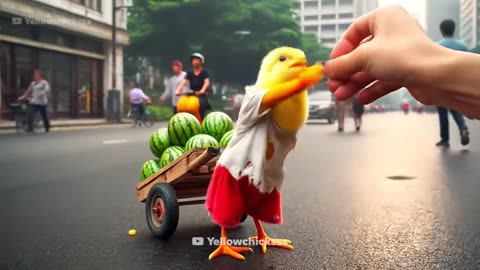 😥🐥Chick got insulted by other chicks🐣🐥😢