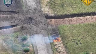 Drone Strikes Lighting Up Russian Infantry Taking Cover Under Overpass