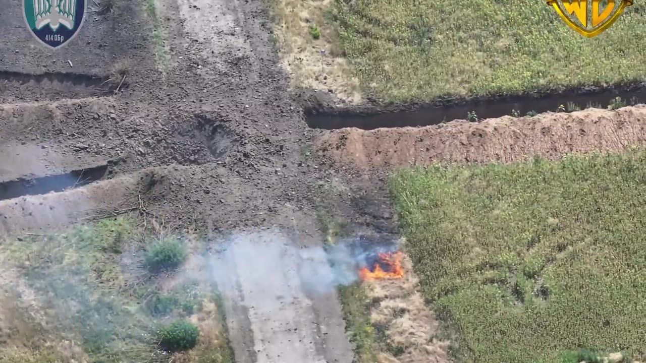 Drone Strikes Lighting Up Russian Infantry Taking Cover Under Overpass