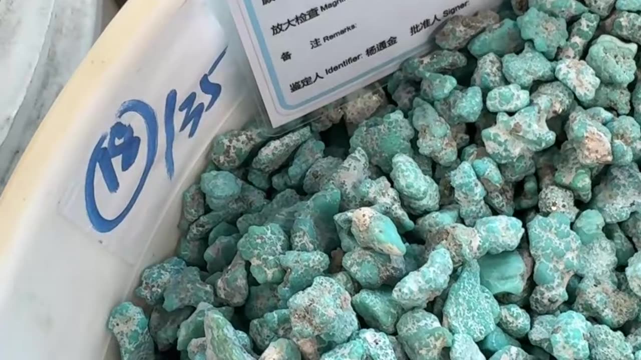 20250805-2 Natural Original Turquoise Rough Contain Green Vitality