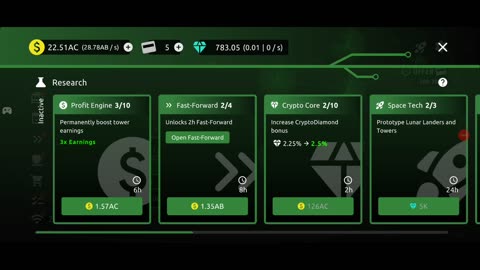 Idle networks part 6