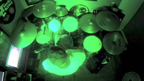 On With The Show, Motley Crue Drum Cover #motleycrue