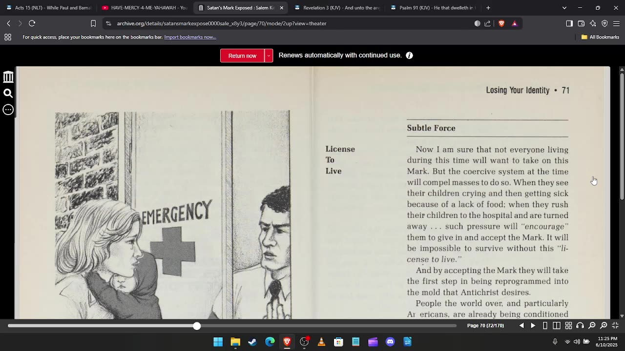 "SATANS MARK EXPOSED" BY SALEM KIRBAN: MAKING A MAN A CHEMICALLY CONTROLLED MACHINE