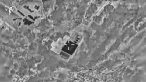 The IDF says its strikes in southern Lebanon this evening targeted several weapon depots