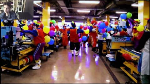 Outtake #2,298 Of The Clowns Roam Around A Factory Fake Funny Parody Video