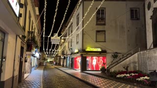 LIVE: Ponta Delgada Christmas lights Sao Pedro and port, Sao Miguel Azores Portugal - 14.12.2025