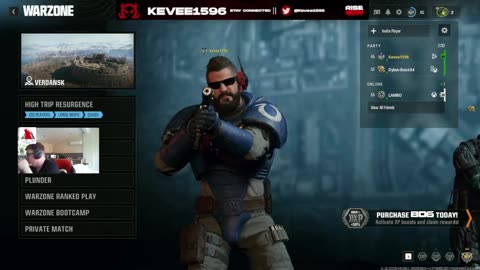 🔴 LIVE-KEVEE1596- WARZONE, DUOS W/ DYLAN!!