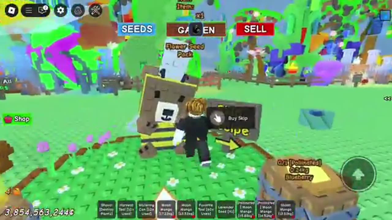 Instant Bee Queen Garden Script