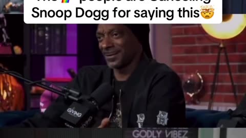 The LGBT🌈 people are Canceling Snoop Dogg for saying this🤦‍♂️