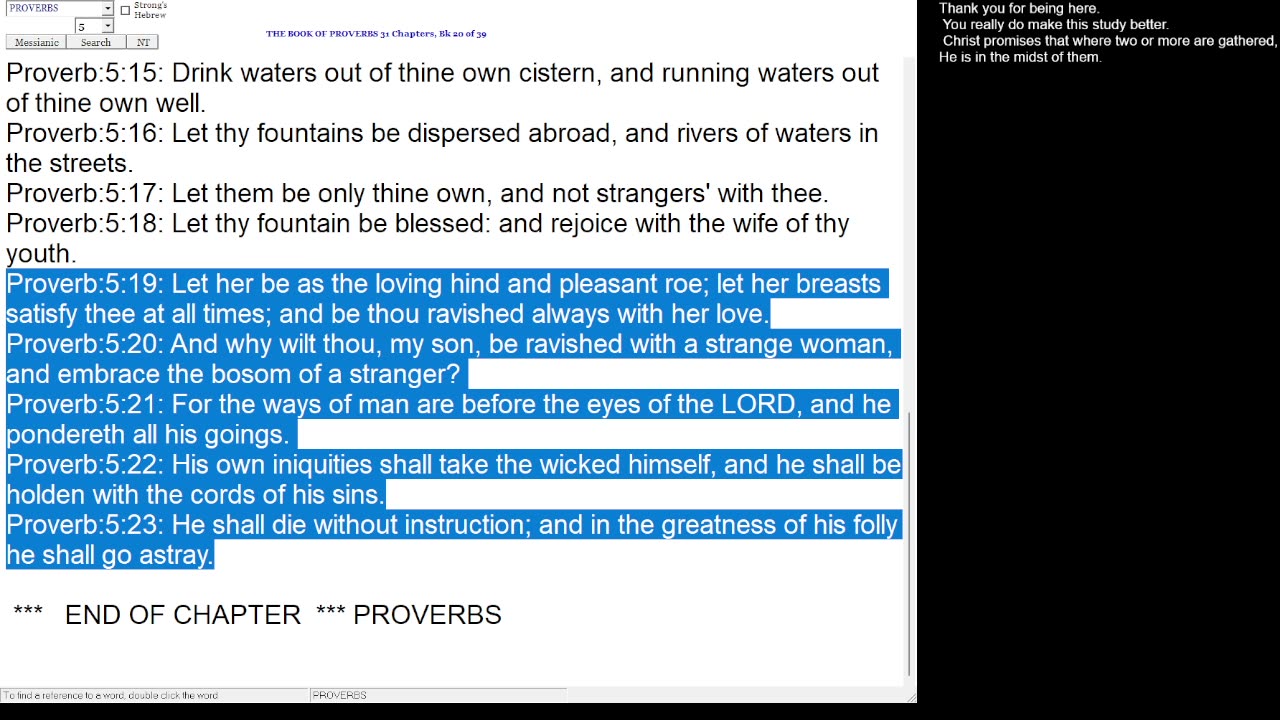 Proverbs 5