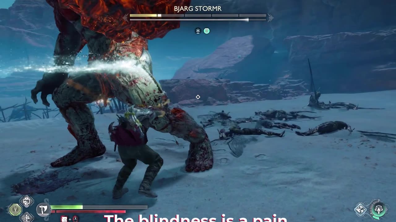 God of War Ragnarok - Kratos Vs. Bjarg Stormr ( NG+ ).