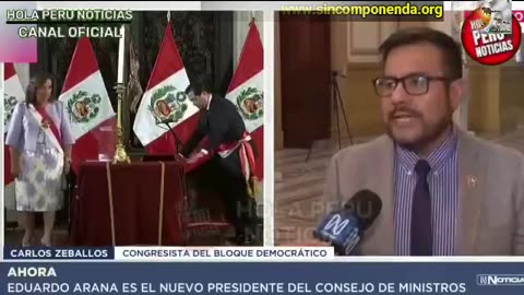 SERÍA UN CRIMEN Y UNA OFENSA AL PUEBLO PERUANO DARLE LA CONFIANZA A ESTE GABINETE