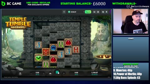 6k bonus hunt @bcgame - !discord to join tonight's bonus hunt guessing cash prizes! #slots #casino #gambling