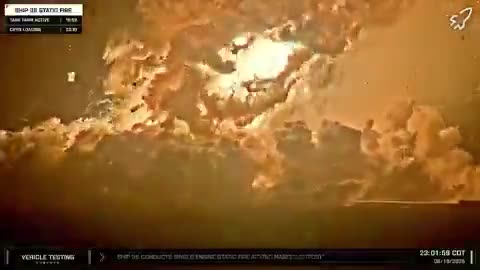 SpaceX's Starship explodes during a static engine test.