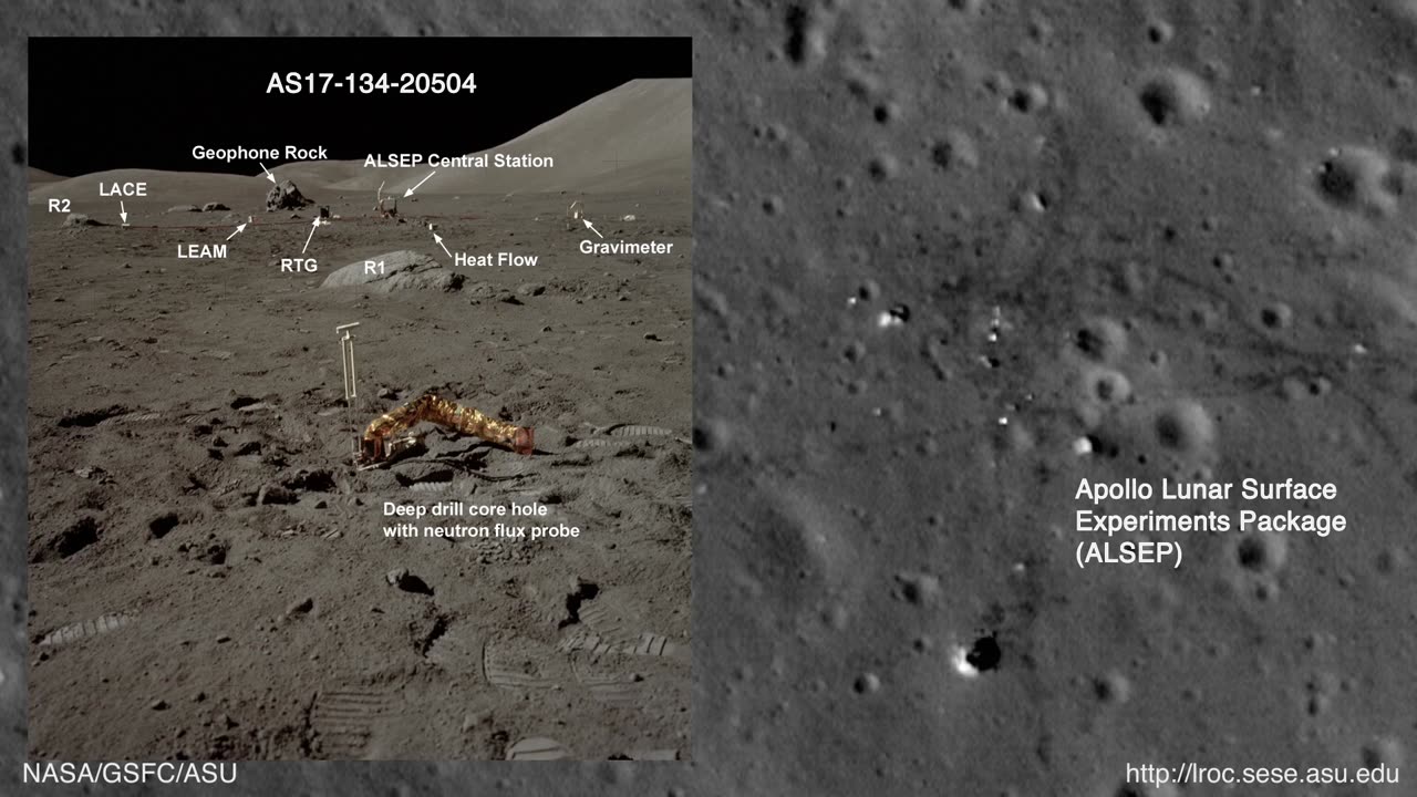 PREUVE Site d'atterrissage AS17 LROC 2025