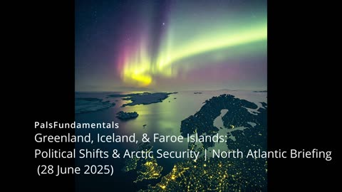 Greenland, Iceland, & Faroe Islands Political Shifts & Arctic Security 28 June 25