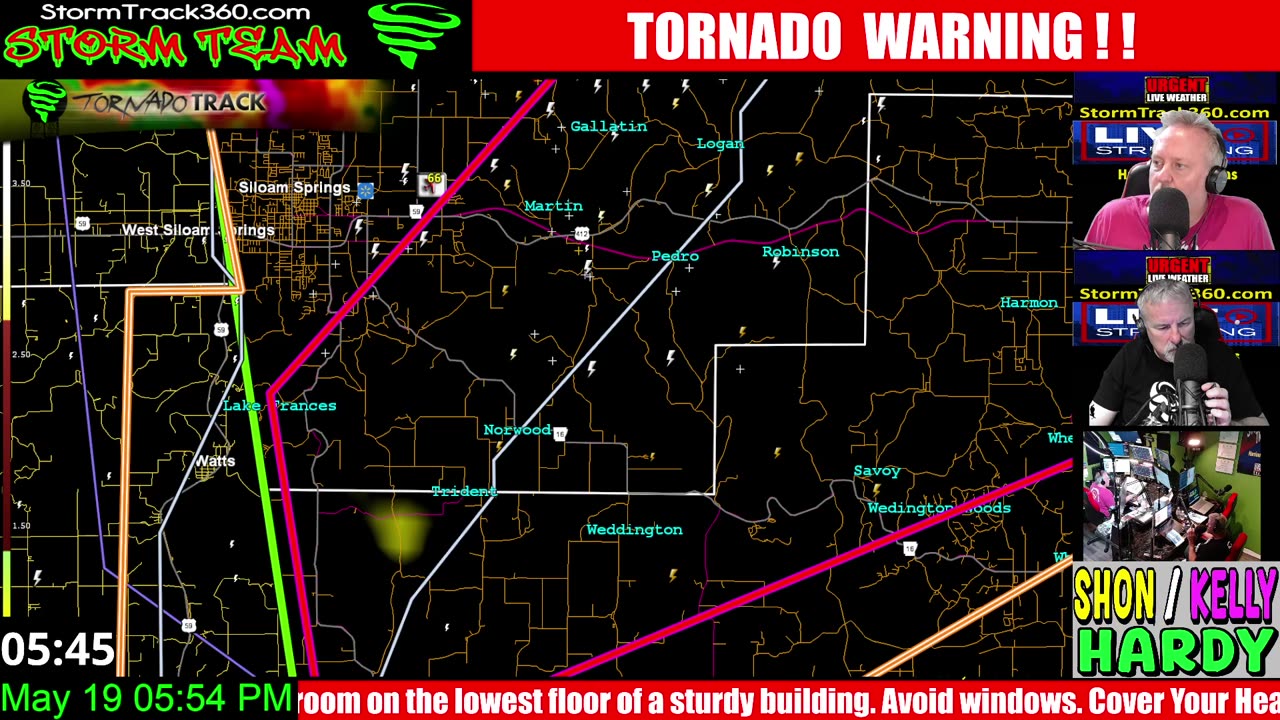 LIVE SEVERE WEATHER COVERAGE - Arkansas & Missouri Ozarks