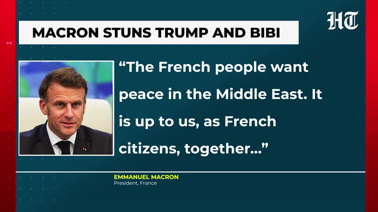 After NATO Allies Give Weapons To Israels Rival, Macrons Palestine State Move; Israel, Hamas React